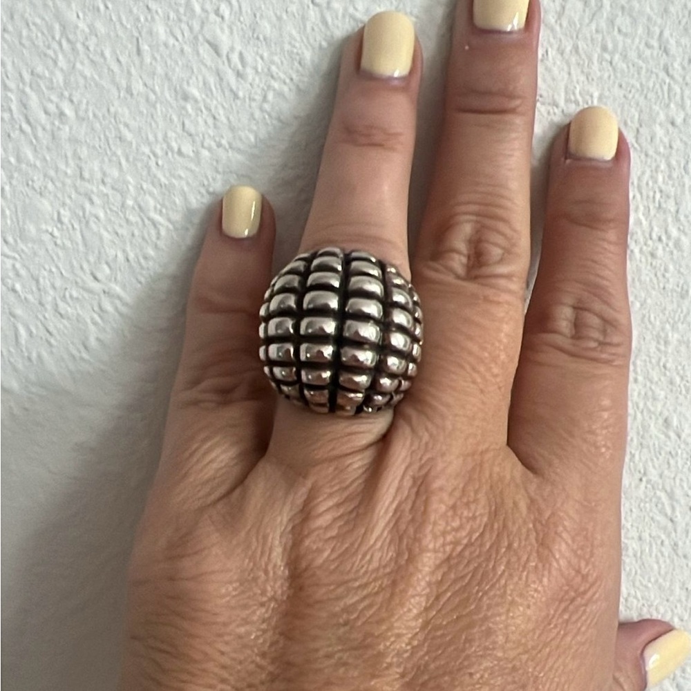 John Hardy Silver Dome Ring